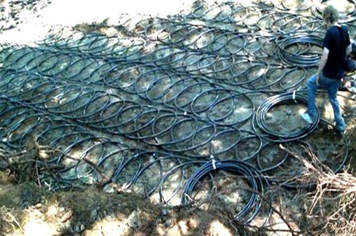 Example of Slinky Loop in a Geothermal System